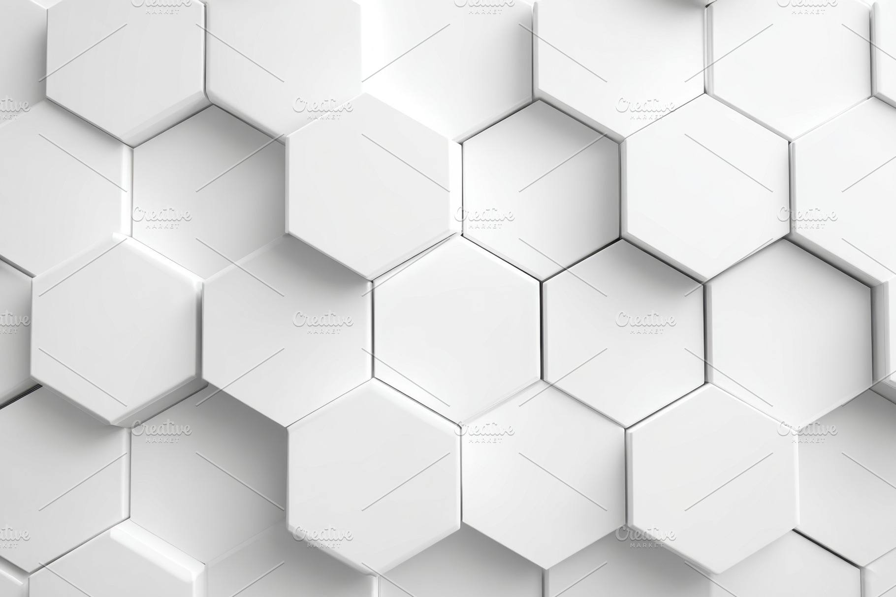 Modern hexagonal pattern with soft lighting, a Background Photo by AlyaAnd