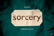 Sorcery — A Handwritten Sans Serif, a Sans Serif Font by Mix Fonts (Thumbnail 1 of 7)