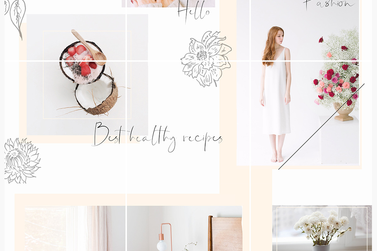 Instagram Post Template Pure Clear, a Templates & Theme by Bumblebee (Photo 5 of 6)