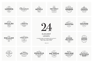 24 elegant logos vol. 6.0