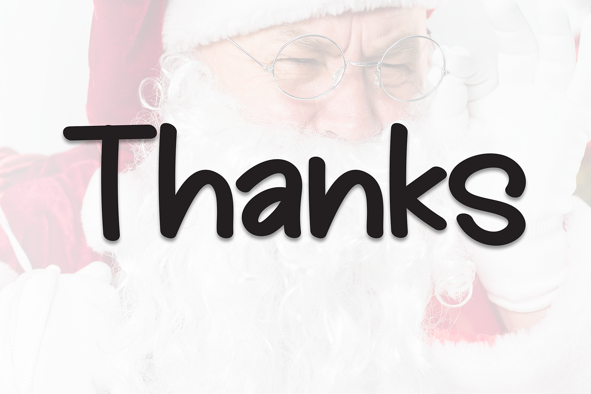 Hello Santa | Script Font, a Script Font by Scratchones (Photo 8 of 8)