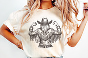 Empowered Cowgirl PNG, Strong, an Illustration by SharpMarketplace (Thumbnail 2 of 9)