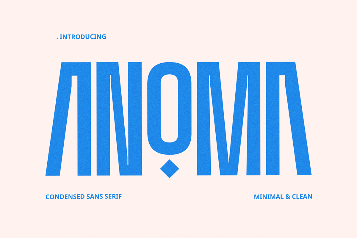 Anoma - Minimal Condensed Sans Serif, a Sans Serif Font by Grontype (Photo 1 of 8)