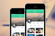 iPhone App - Concept Design, a Templates & Theme by Creatiph Market (Thumbnail 1 of 2)