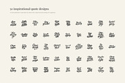 Inspiring Quotes Lettering Bundle, an Object Graphic by Yanakicc (Thumbnail 3 of 9)