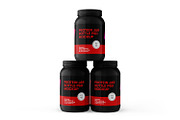Protein Jar Bottle Mockup, a Cups & Container Mockup by Ram Studio (Thumbnail 15 of 17)