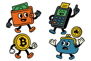Playful vector illustration of, a Finance Illustration by ZinetroN