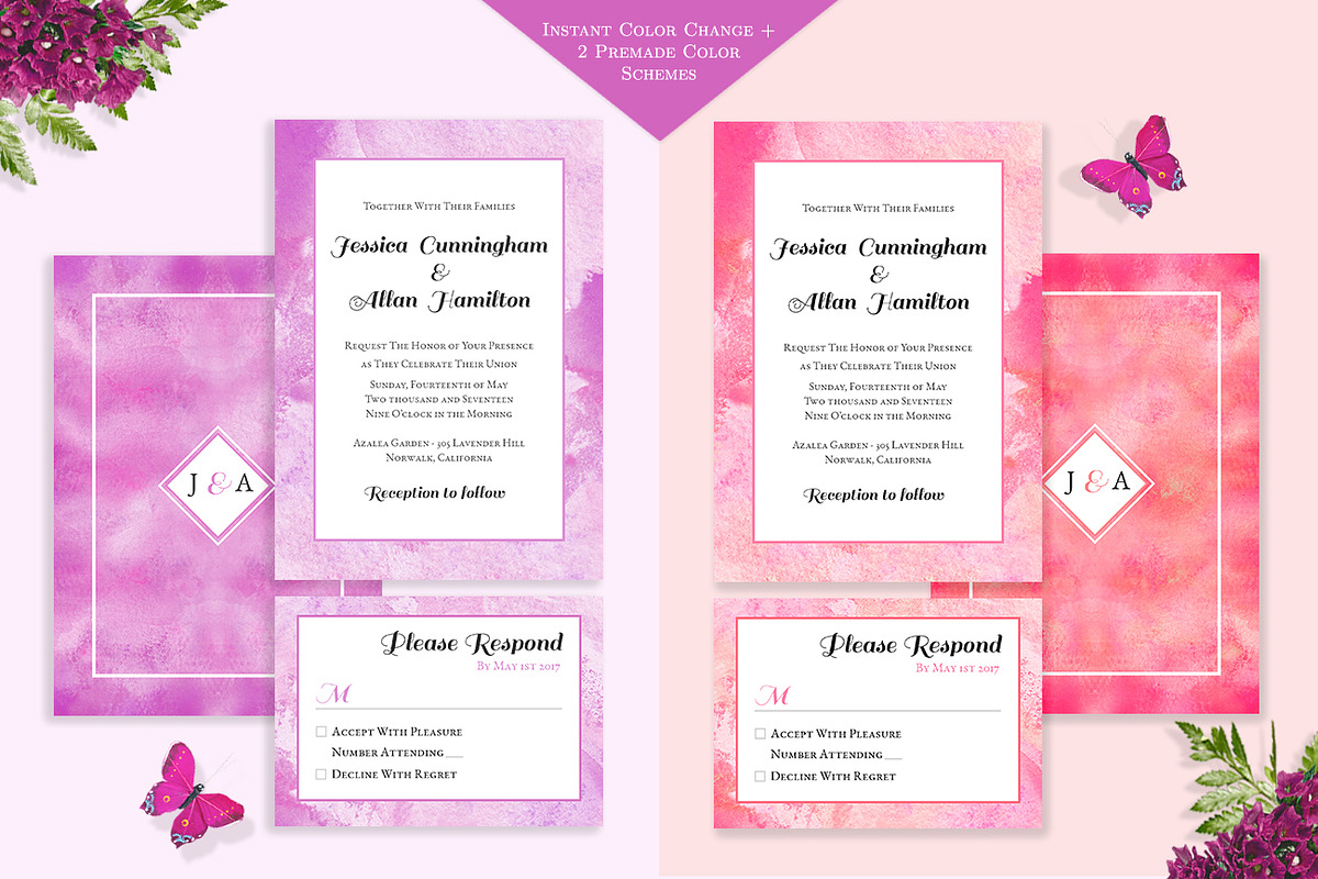 The Comprehensive DIY Wedding Vol 2, an Invitation Template by Carousellerie Creative (Photo 6 of 7)
