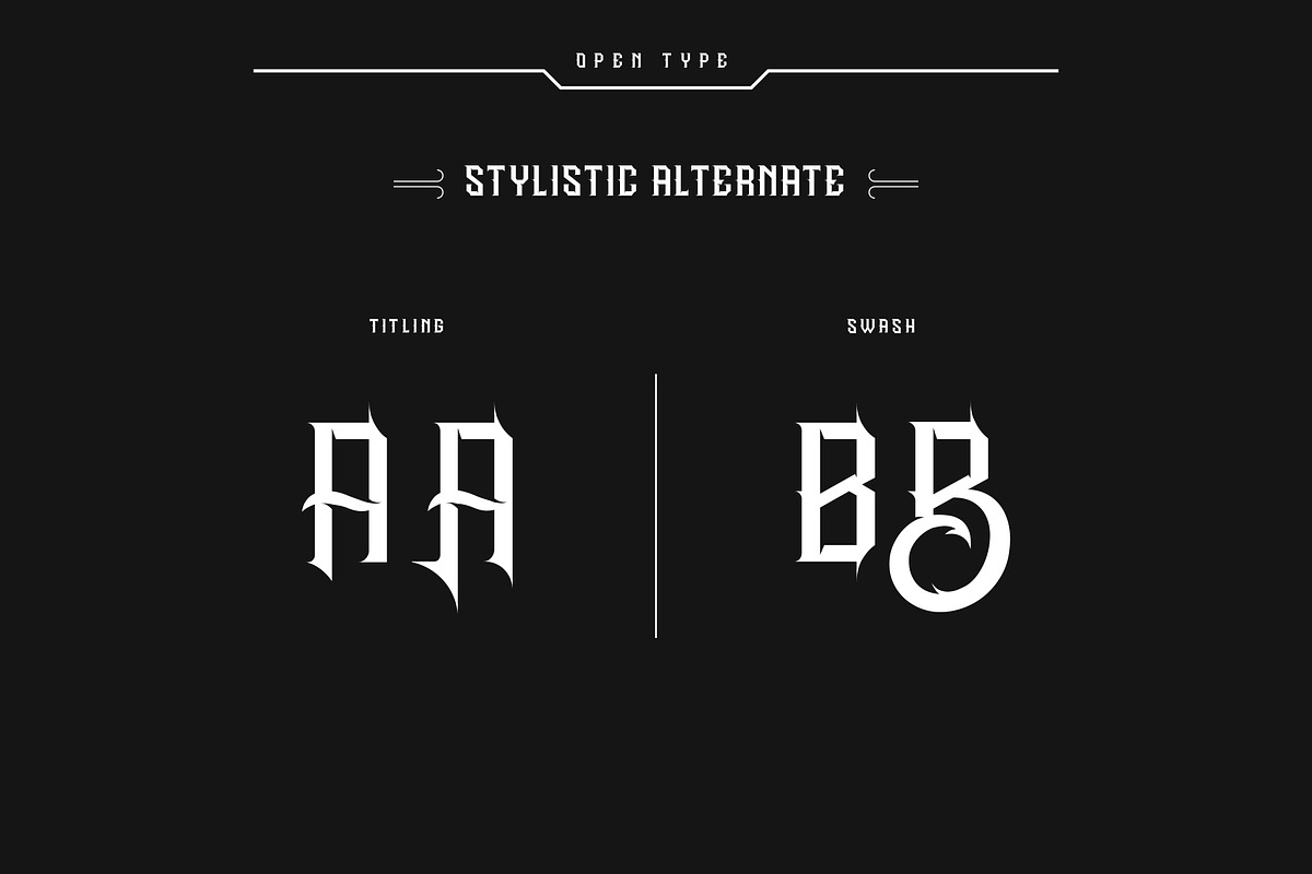 BATMANIA, a Blackletter Font by GORAA (Photo 3 of 6)