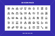 Waste management icons, an Outline Icon by Wencory (Thumbnail 1 of 2)