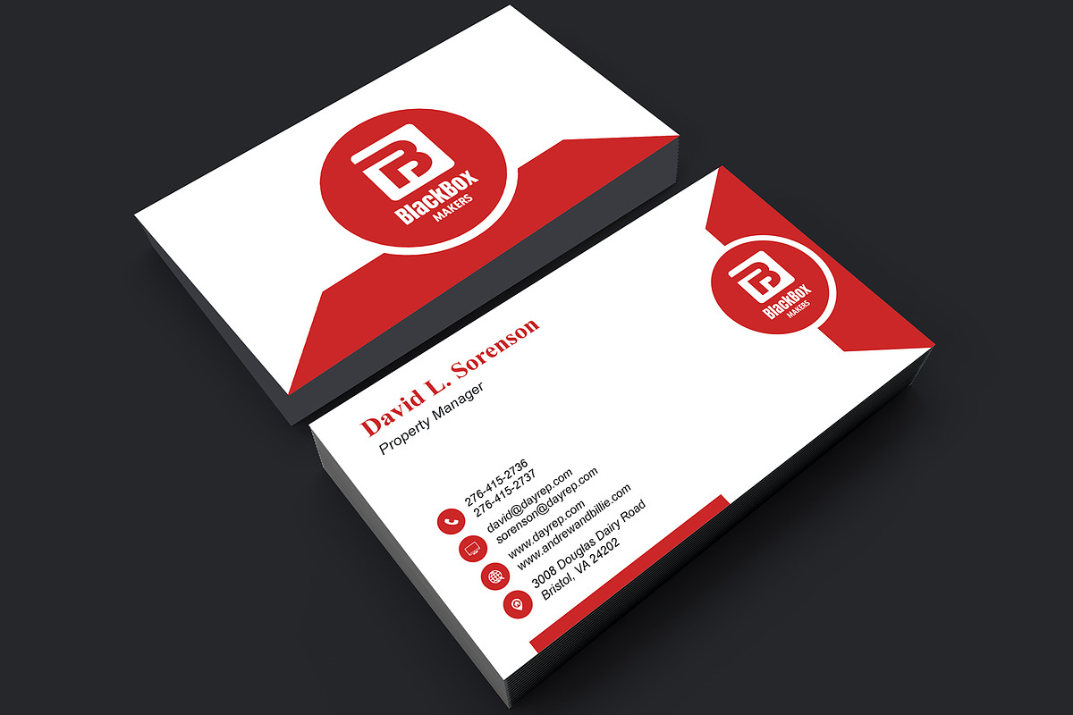 Business Card Template | Real Estate preview 3