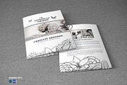 Funeral Program Template Black White, a Brochure Template by Madhabi Studio (Thumbnail 5 of 5)