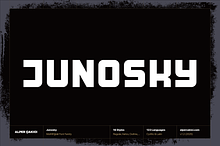 Junosky - Bold Font Family