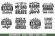 Military SVG Bundle 40 Designs, an Illustration by ZoomkSVG (Thumbnail 5 of 7)