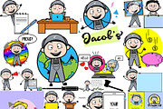Repairman ~ Cartoon Character Set, a Person Illustration by The Toon Company (Thumbnail 4 of 9)