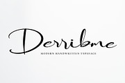 Derribme, a Script Font by pineungtype (Thumbnail 1 of 4)
