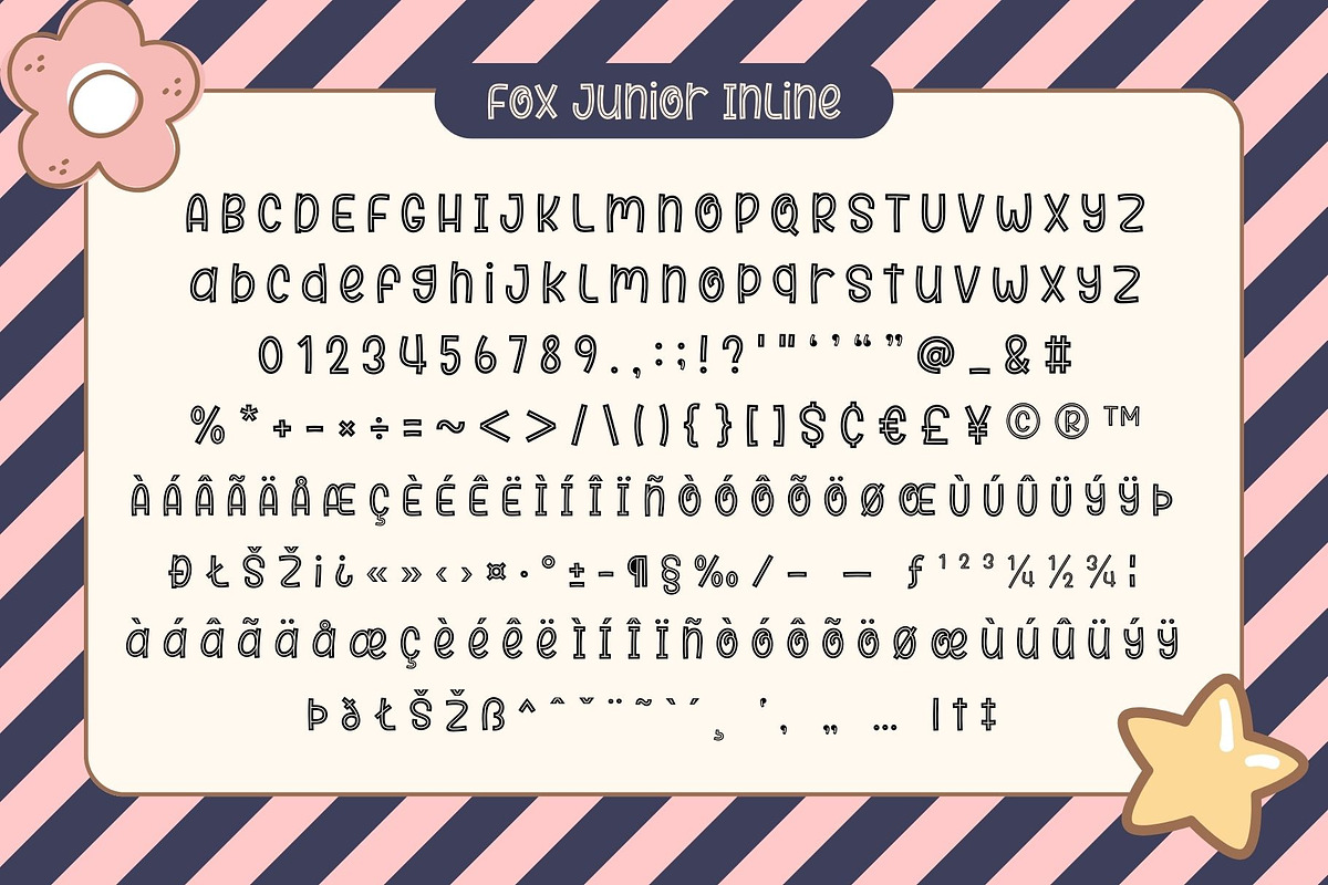 Fox Junior 6 Font Styles, a Symbol Font by Fox7 By Rattana (Photo 9 of 14)