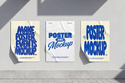 Poster Mockup Bundle, an Advertising Mockup by graphypix (Thumbnail 7 of 12)