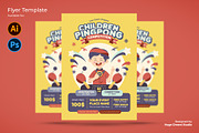 Children Pingpong Competition Flyer, a Flyer Template by Huge Dream Studio (Thumbnail 1 of 5)