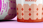 Ice Cream & Food Tub Mockup Set, a Cups & Container Mockup by Illusiongraphic (Thumbnail 15 of 18)