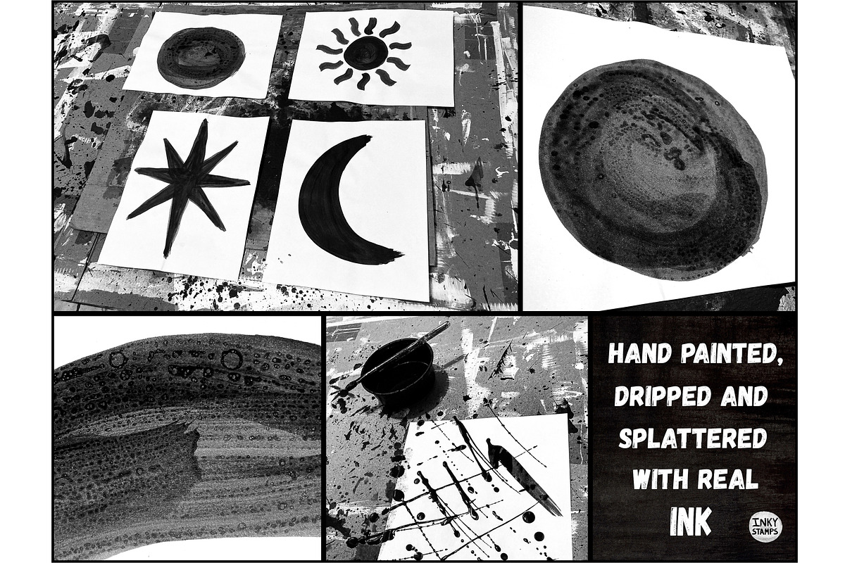 Cosmic Stamp Brushes - Photoshop, a Brush Add-On by INKY STAMP BRUSHES (Photo 9 of 10)