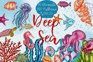 Deep Sea! 160 Marine Patterns