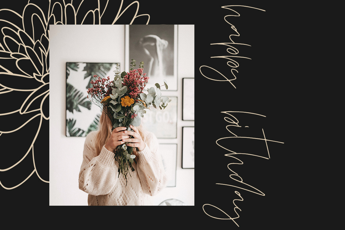 Koraline, a Script Font by Katie Holland (Photo 3 of 8)