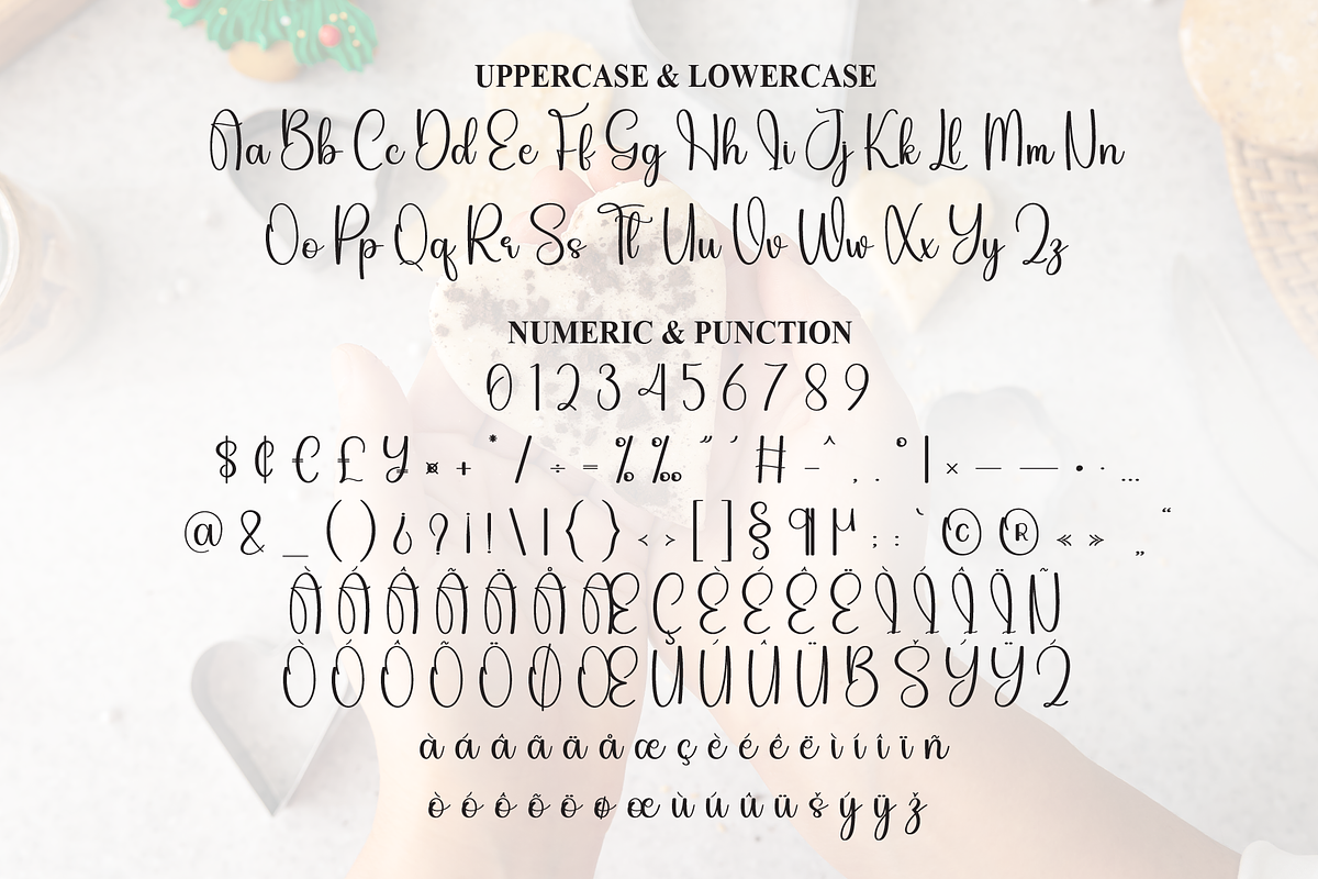 Gingerbread | Script Font, a Handwritten Font by Scratchones (Photo 7 of 8)
