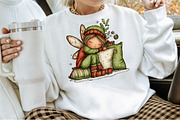 Whimsical Christmas Fairy Clipart, an Illustration by Sublimation Artist (Thumbnail 4 of 6)