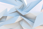 White polygonal geometric background, a Pattern Graphic by iLexx (Thumbnail 1 of 2)