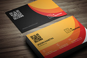 Creative Orange Business Card, a Business Card Template by bouncy (Thumbnail 1 of 4)