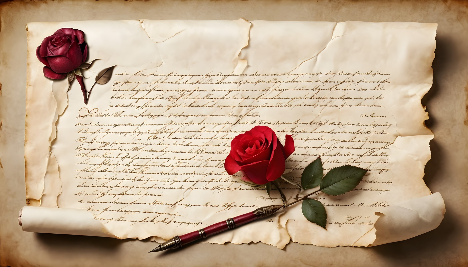 Aesthetic and Romantic Love Letter