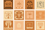 Sunny palms, elements and prints, a Graphic by venimo (Thumbnail 8 of 10)
