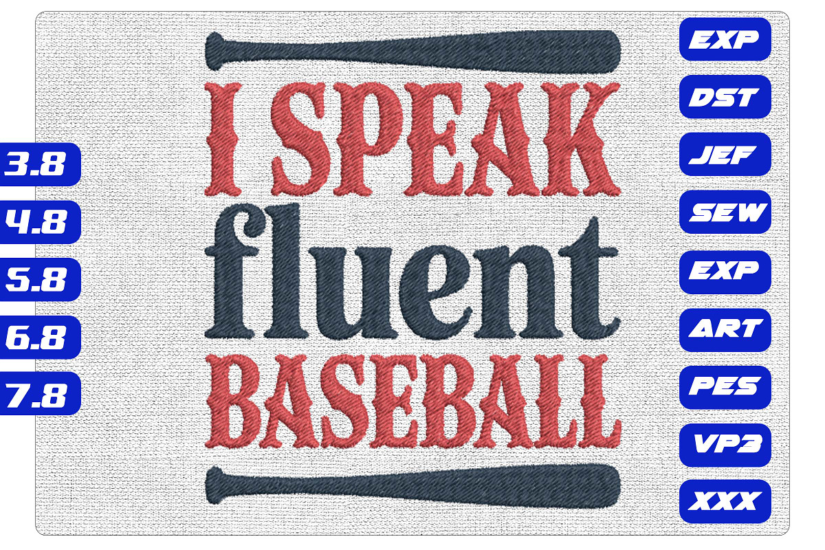 Athletic I Speak Fluent Baseball, a Decorative Illustration by Purpose Ekbal (Photo 1 of 3)
