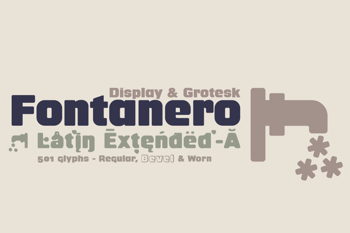 Fontanero -3 fonts-
