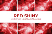 Red Shiny Christmas Light Background, a Background Graphic by Partikusi Design (Thumbnail 1 of 3)