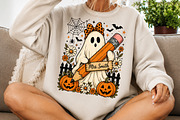 Custom Floral Halloween Teacher Png, a Seasonal Illustration by Libby Wishes (Thumbnail 2 of 4)