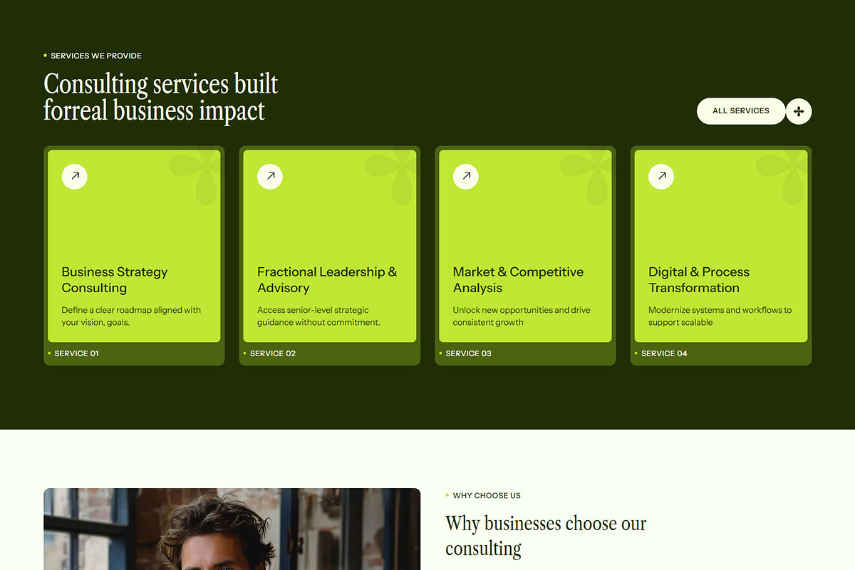 Advisara Consulting WordPress Theme, a WordPress Template by NaimaAnjum (Photo 3 of 4)