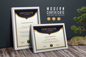 183. Modern Certificate Template