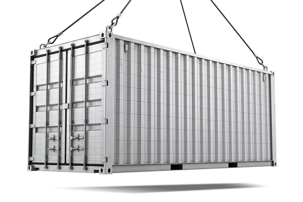 Shipping Container Mockup Template, a Cups & Container Mockup by graphypix (Photo 4 of 4)