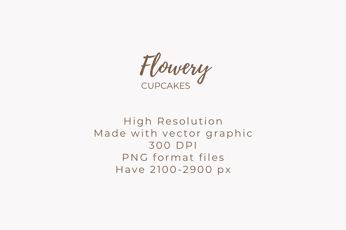 Flowery Cupcakes, an Illustration by ryelart.design (Photo 2 of 4)