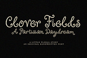 Clover Fields // 02 Font and Extras, a Script Font by Struggle Studio (Thumbnail 11 of 11)