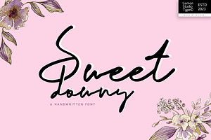 Sweet Downy - Signature Handwritten