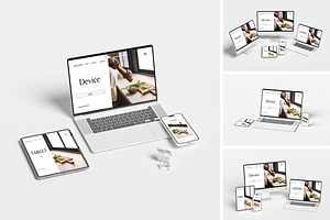 Multi Device Mockup, a Wearable Device Mockup by AnasStudio