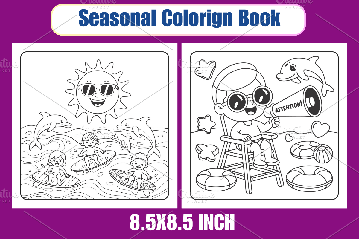 Summer Fun For Adults Vol-01, a Seasonal Illustration by Coco Bloom (Photo 3 of 3)