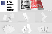 Playing card mockup Card game mockup, an Advertising Mockup by GraphicVil (Thumbnail 3 of 9)