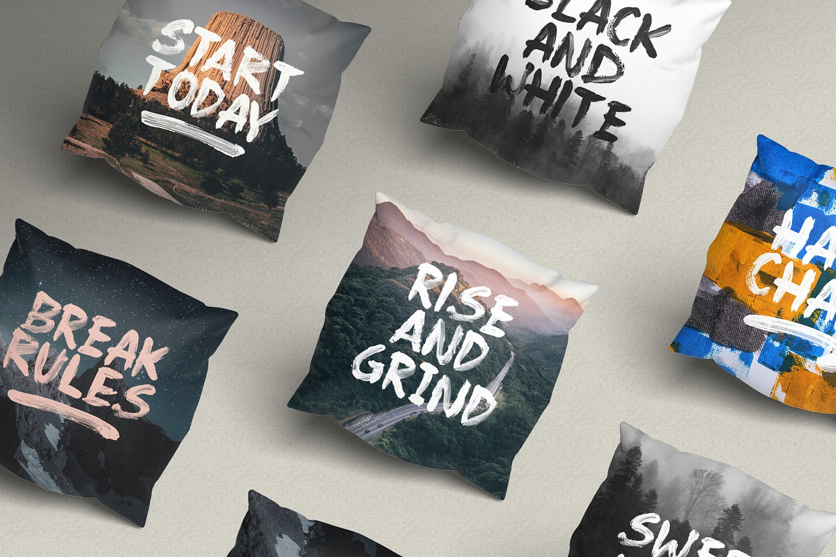 Frost SVG Font + Brushes, a Symbol Font by Graphicfresh (Photo 2 of 11)