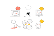24 Cute 404 Illustrations. Chaos Cat, an Empty State Illustration by BadBrother (Thumbnail 13 of 14)