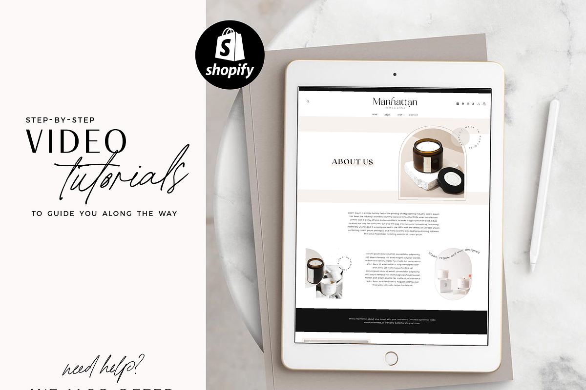 Minimal Candle Shopify Theme, a Shopify Template by Macarons and Mimosas (Photo 10 of 11)