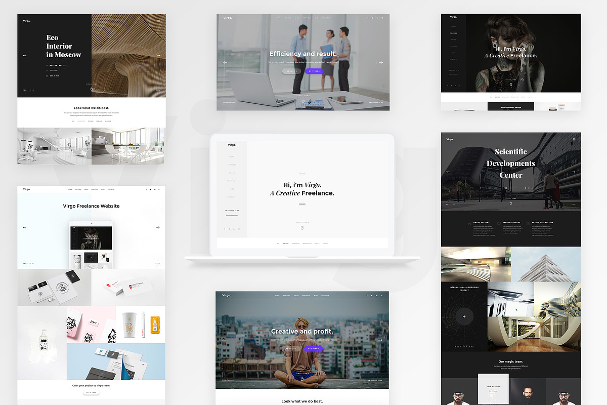 Virgo - PSD Multipurpose Template, a Landing Page Template by Spartak Vee (Photo 5 of 5)